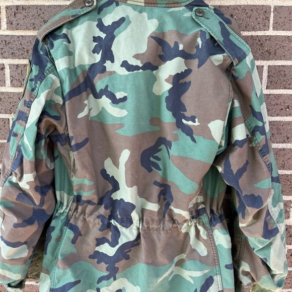 Vintage Men’s Special Forces Field Jacket Medium Long Camo Cold Weather Coat - Picture 6 of 10